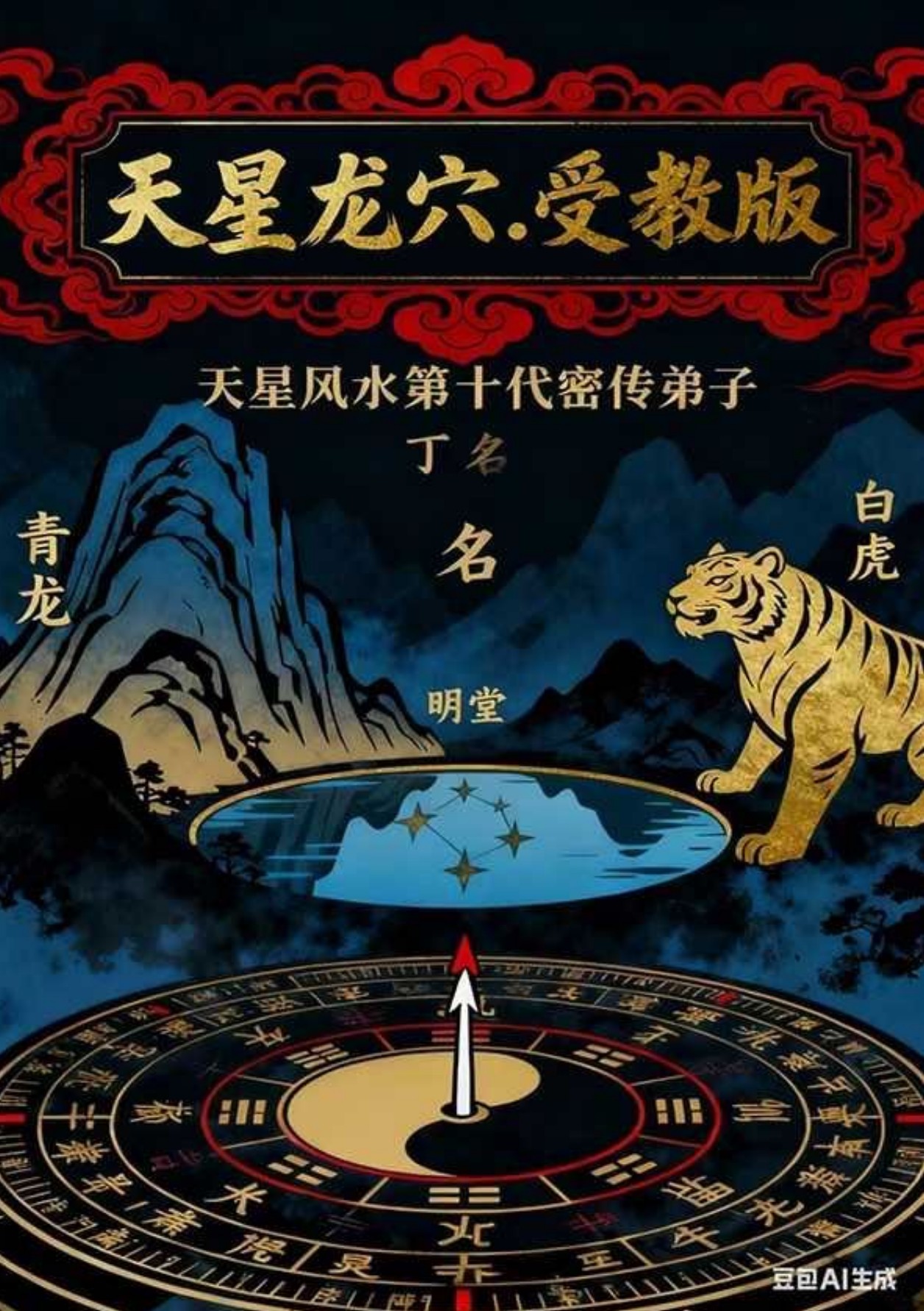 天星风水秘传砂法、龙穴两册128页电子版
