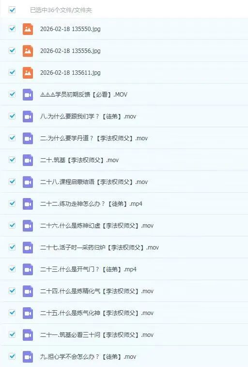 李法权归元丹炁【丹道启蒙课】29讲视频课
